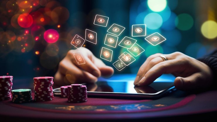 Ilustrasi keamanan data dan privasi digital di platform hiburan online